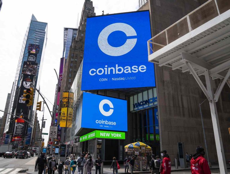 Coinbase Stock Climbs as Cryptocurrency Prices Surge