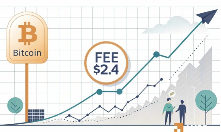 Bitcoin’s transaction fee surges to a YTD high of $2.4 