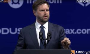 Vice President J.D Vance backs Bitcoin, expects U.S crypto users to hit 100M