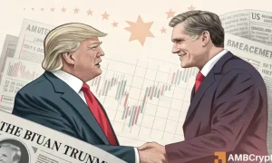 Crypto market hits $3 trillion as Trump teases massive trade deal