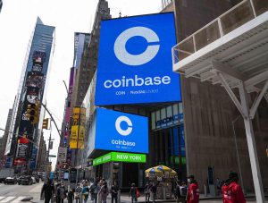 Coinbase Stock Climbs as Cryptocurrency Prices Surge