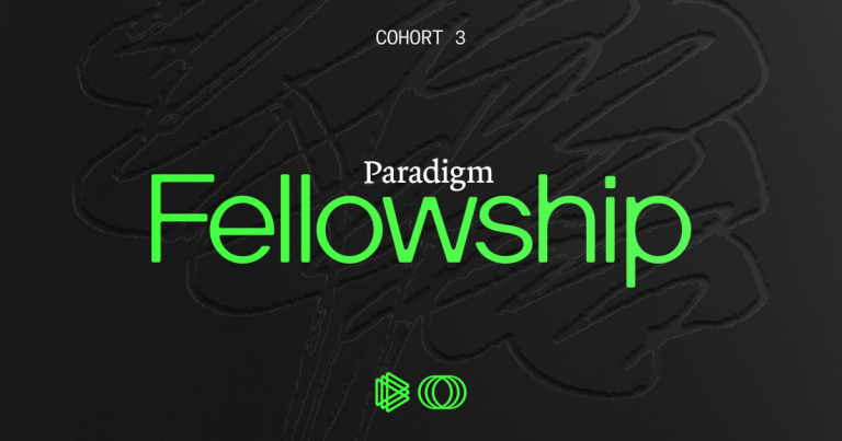 Introducing the 2025 Paradigm Fellowship