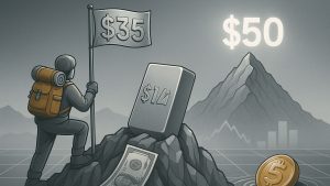 Silver’s breaking $35, but traders already have their eye on the all-time high at $50 – KITCO