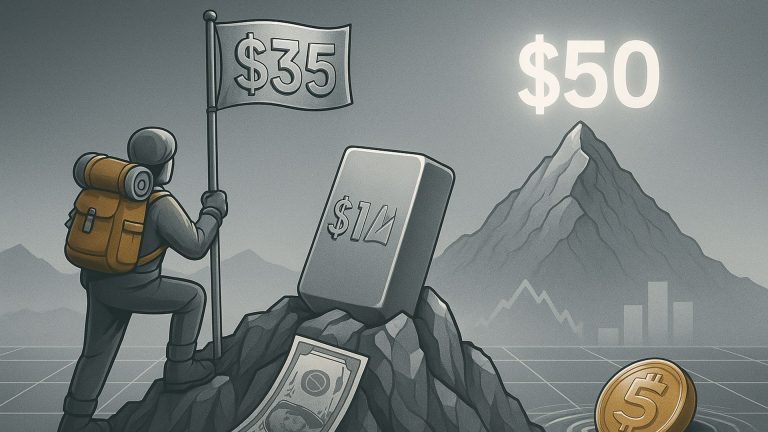 Silver’s breaking $35, but traders already have their eye on the all-time high at $50 – KITCO