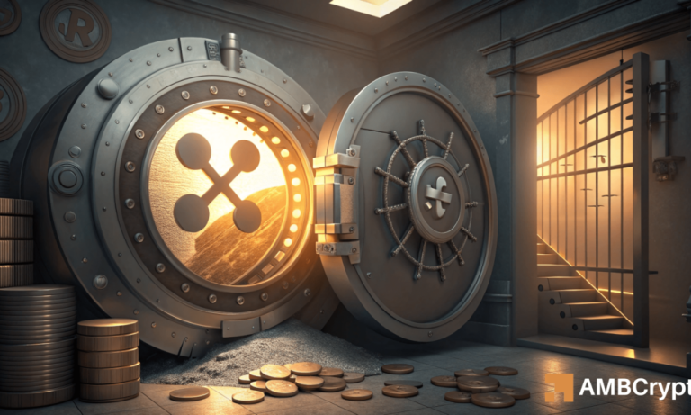XRP faces $2.2B unlock: Will its $2.14 support tumble under pressure?