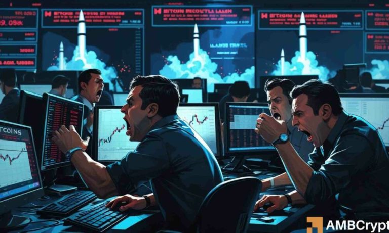 Why is crypto down today? – Iran’s threats shake BTC, inflation fears & more