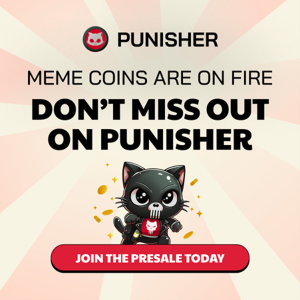 If You Missed Bitcoin’s 2013 Run or Dogecoin’s First Wave, Don’t Overlook Punisher Coin as the Best Meme Coin to Buy Now