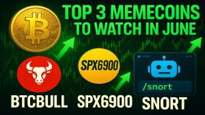 Top 3 Meme Coins to Watch In June 2025 – Snorter Token, SPX6900, BTC Bull